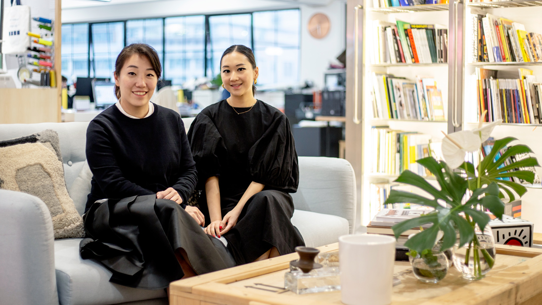 Design duo Jacqueline Chak and Genevieve Chew in their Wong Chuk Hang space