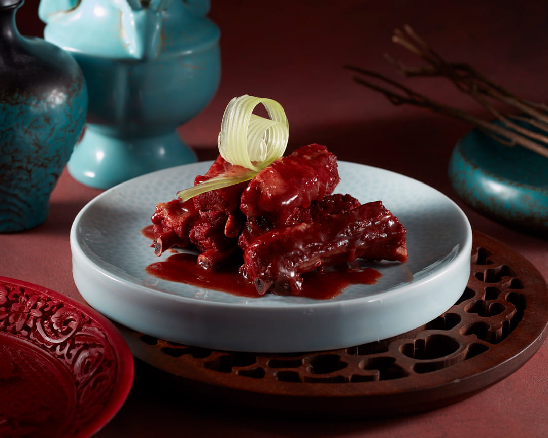Braised Pork Ribs in Sweet and Vinegar Sauce. Image courtesy of Peking Garden