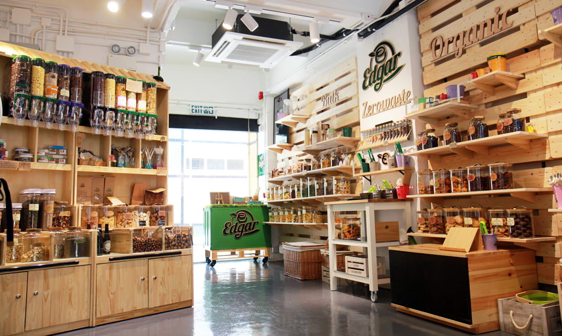 Edgar’s Star Street shop offers organic pantry goods as well as tools for embracing the zero-waste lifestyle