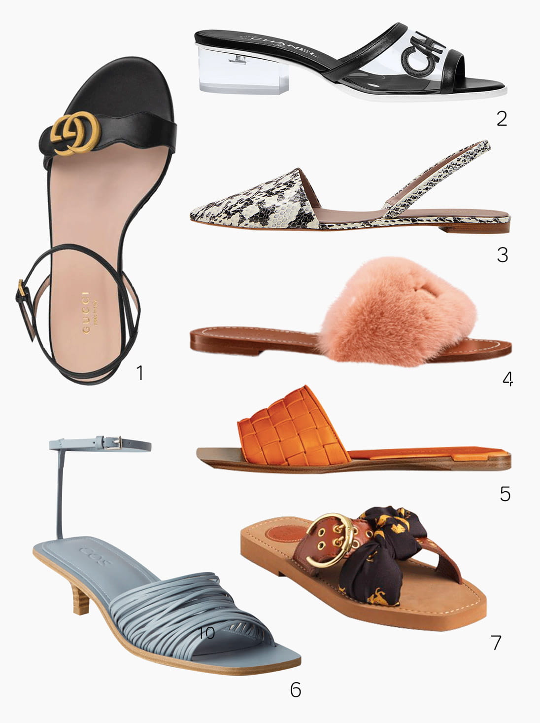 The Style Sheet’s guest editor, fashion consultant Chloe Mak, curates the summer’s best sandals