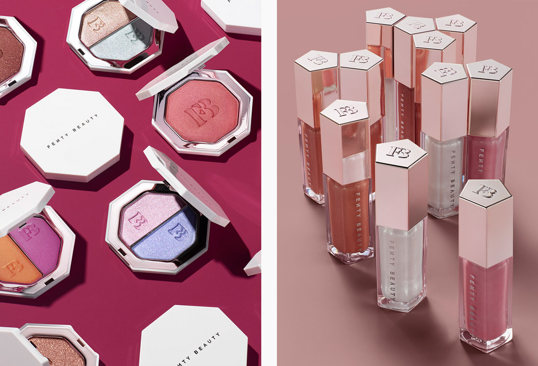 Fenty Beauty's Killawatt Freestyle Highlighter and Gloss Bomb Universal Lip Luminizer