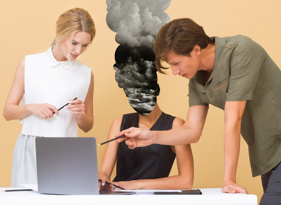 Much burnout happens at work