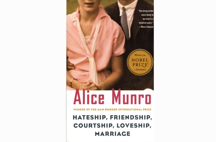 太古广场Style Sheet推荐的《Hateship, Friendship, Courtship, Loveship, Marriage》封面，此书作者为Alice Munro