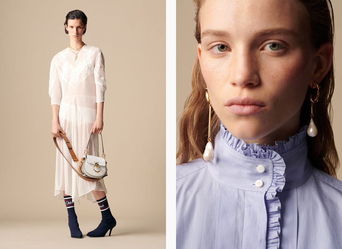 Natacha Ramsay-Levi’s latest collection for Chloé presented prairie-inspired looks