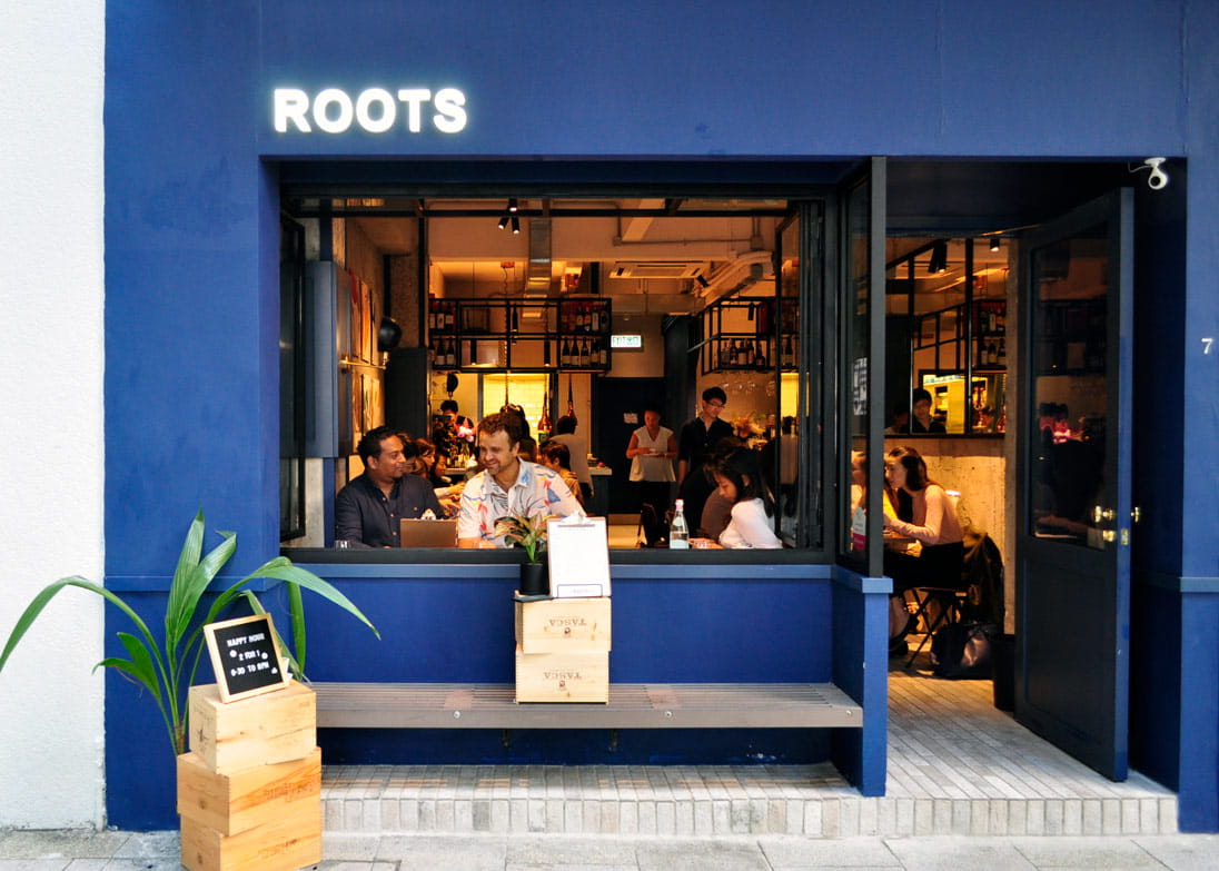 Cantonese-French fusion restaurant Roots in Wan Chai’s Starstreet Precinct