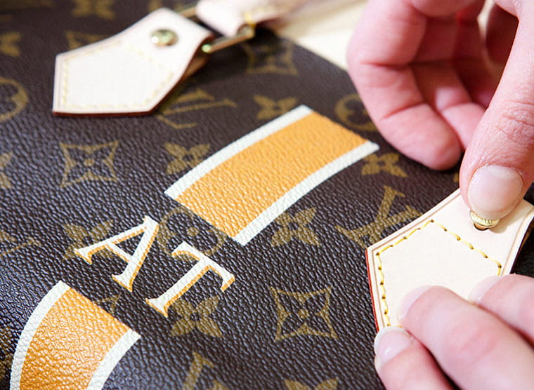 A hallmark of the brand’s history, personalisation services at Louis Vuitton are among the best