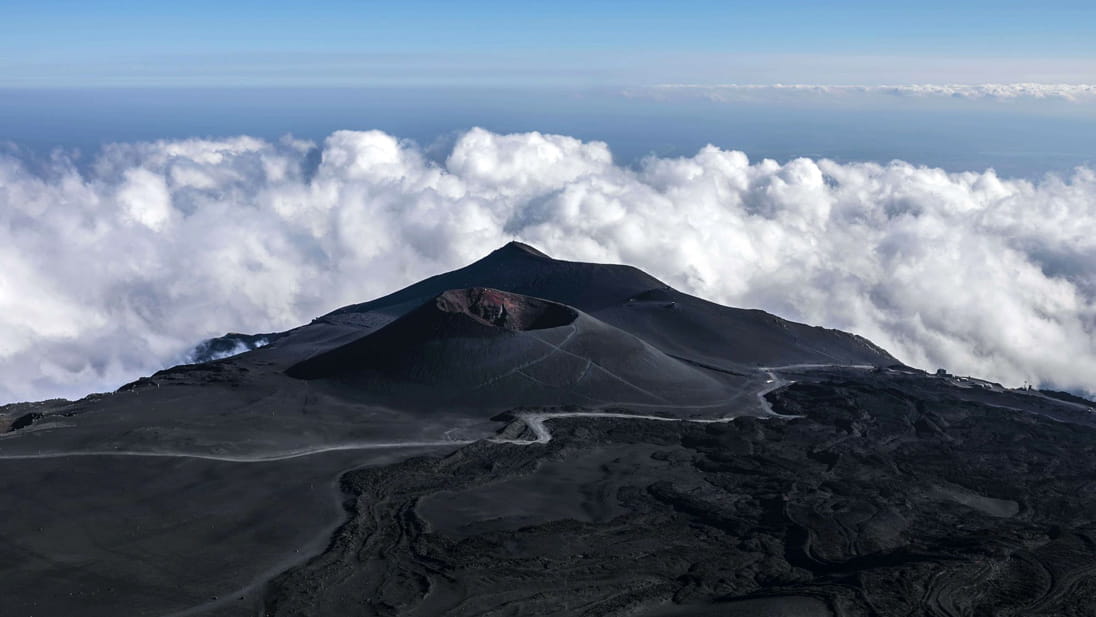 The summit of Mount Etna