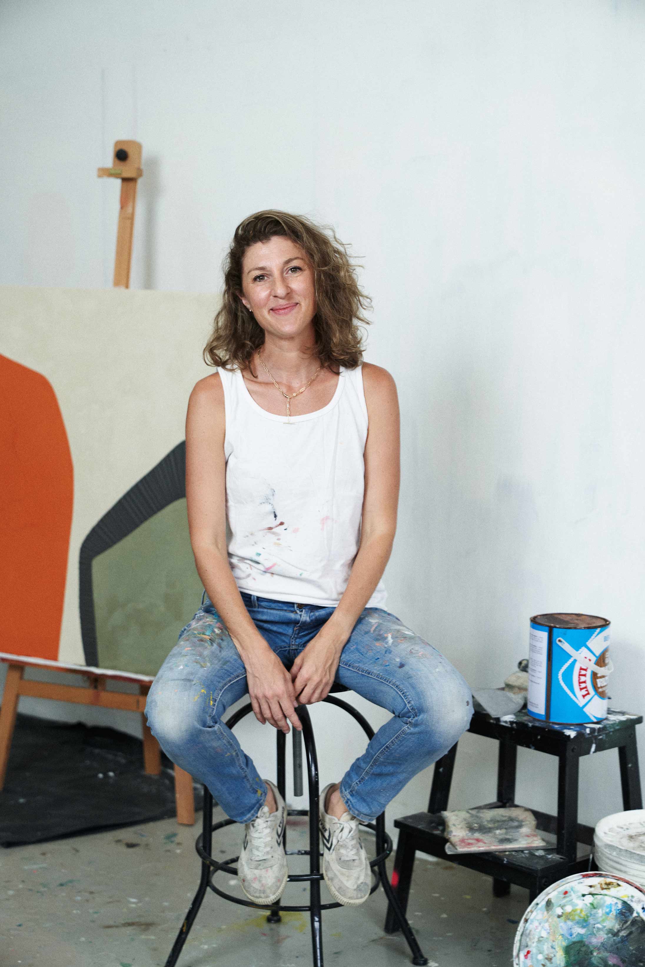 Hong Kong visual artist and muralist Elsa Jean de Dieu