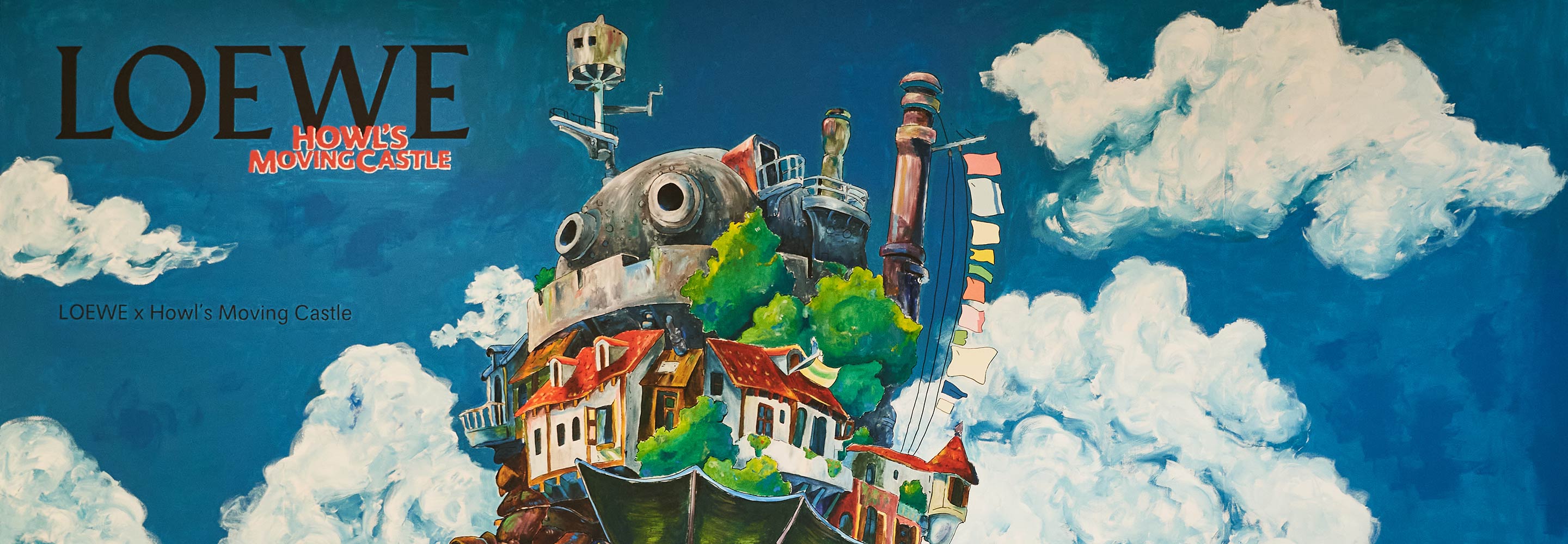 Pei Chung mural for LOEWE and Studio Ghibli collaboration