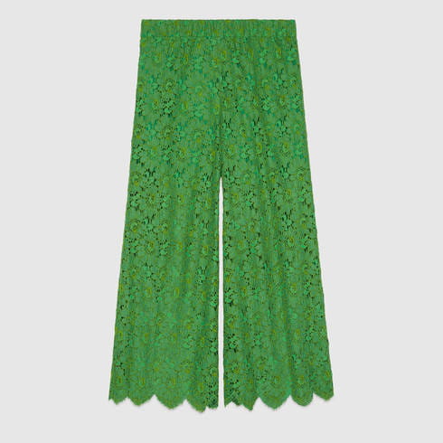 Gucci Flower Lace Ankle Pant