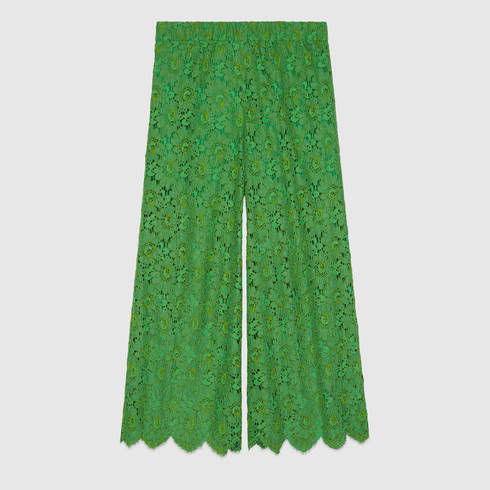 Gucci Flower Lace Ankle Pant