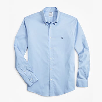 Brooks Brothers Stretch Regent Regular-Fit Sport Shirt, Non-Iron