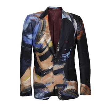 Alexander McQueen Printed Blazer