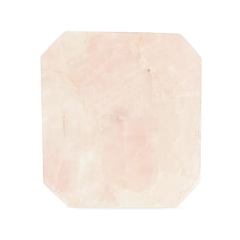 Lane Crawford x Stoned Crystals Square Trivet Rose Quartz available at Lane Crawford Home