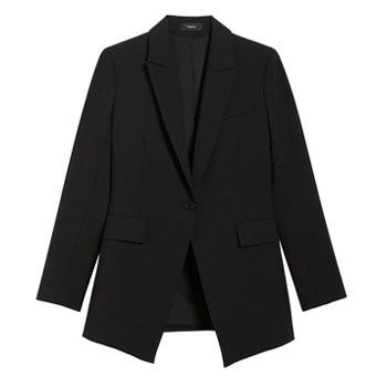 Theory Good Wool Long Blazer