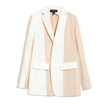 Sportsmax Two Tone Linen Blazer
