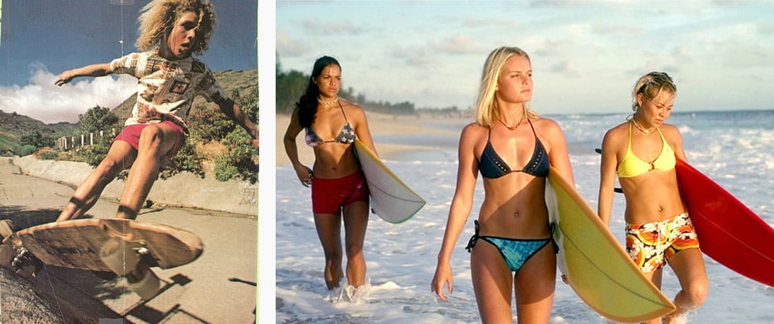 Surf style has been kept in the public consciousness by popular films over the years