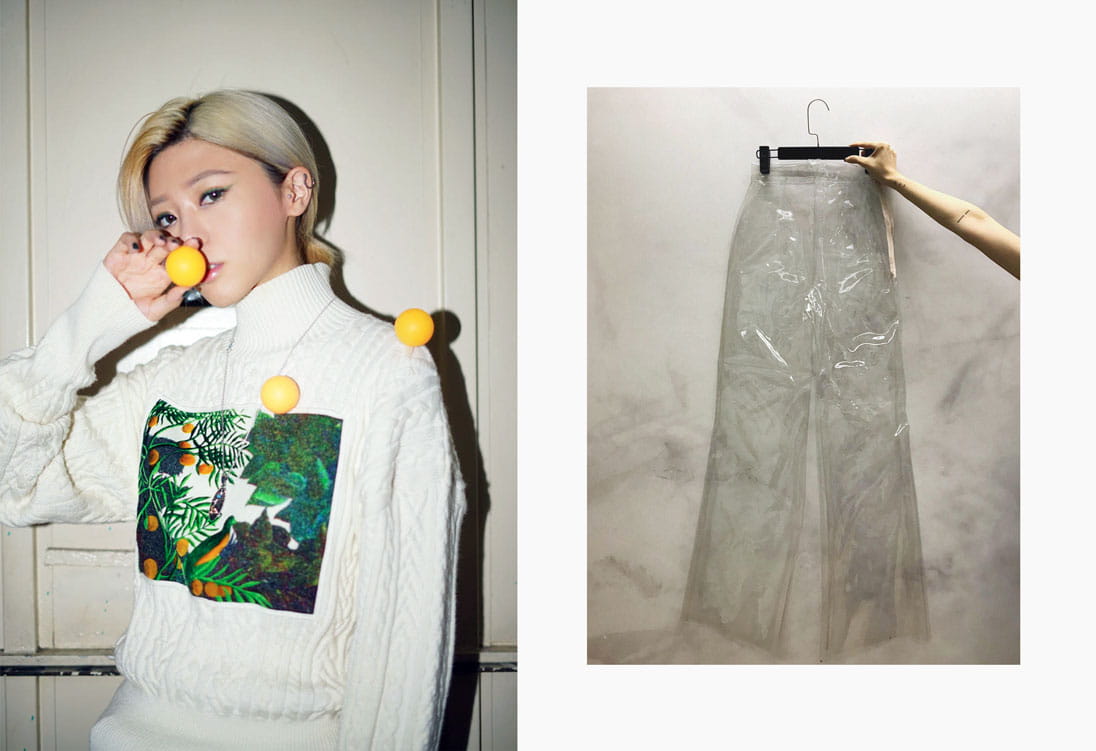 the one chloe mak pvc pants