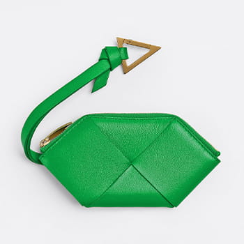Bottega Veneta Key Pouch in Parakeet