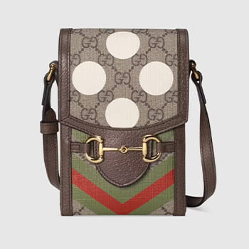 Gucci Horsebit 1955 Mini Bag in GG Supreme Canvas
