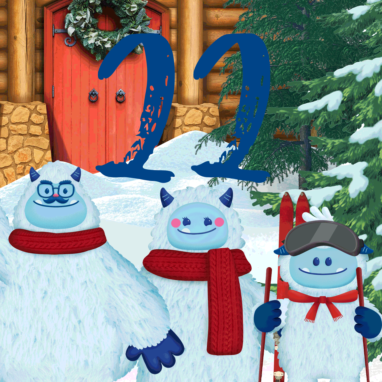 An advent calendar of gifts available at Pacific Place