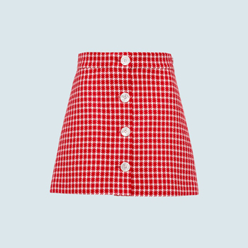 Miu Miu Tweed Miniskirt