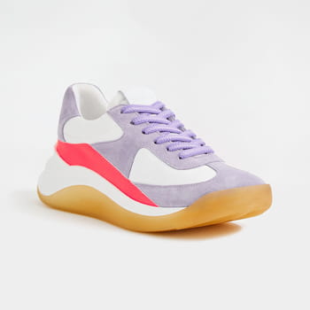 Sportmax Leather and Nylon Sneakers