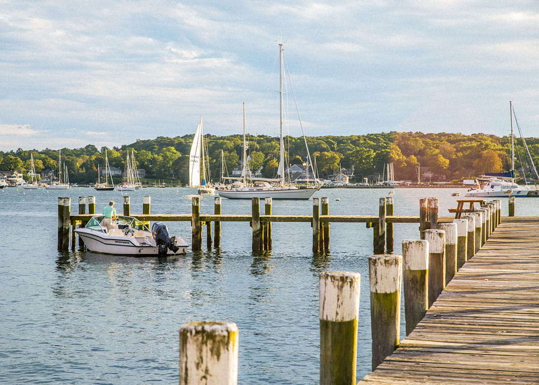 The view in Shelter Island