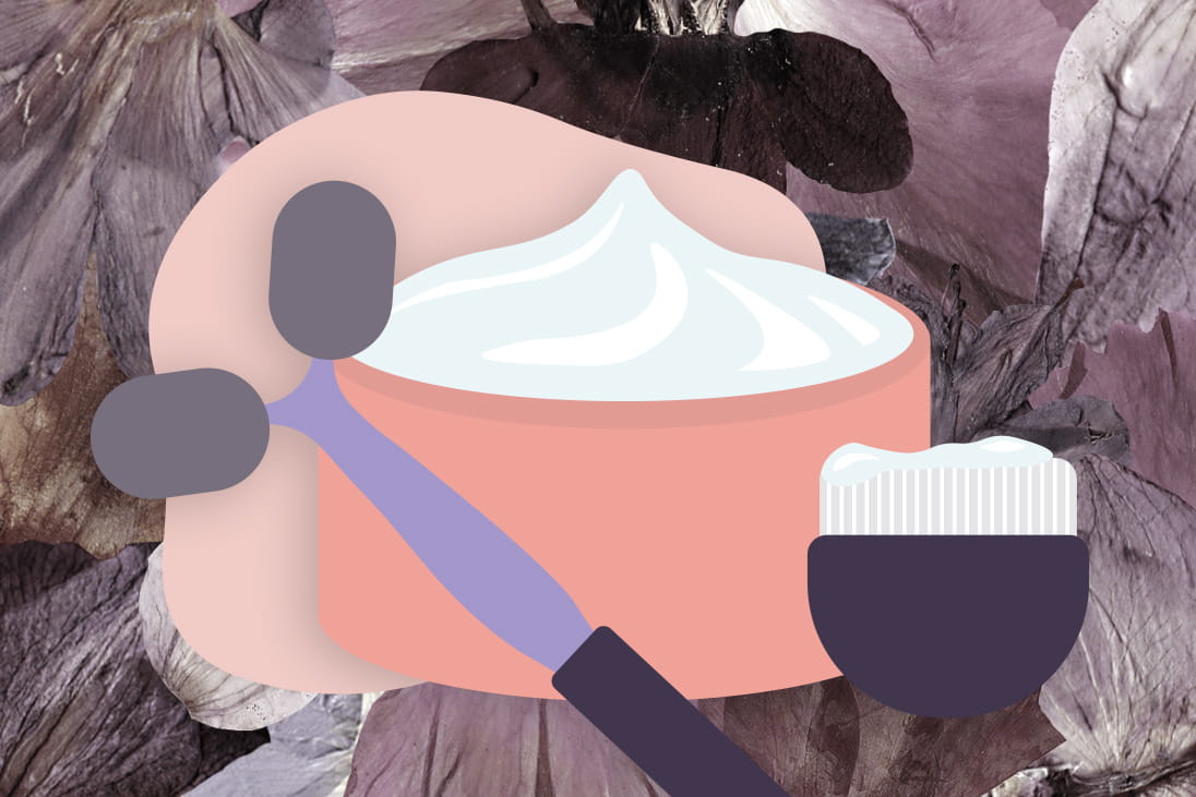An assortment of neck care products