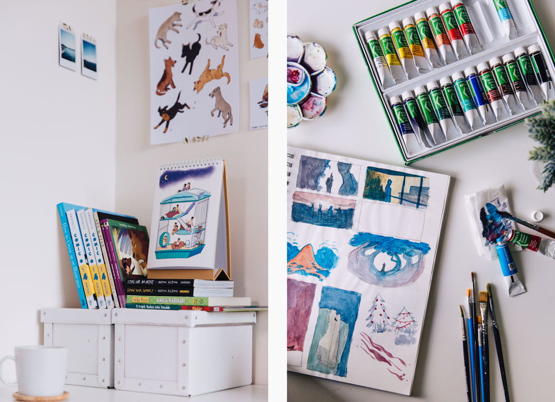 Bonnie Pang's home office