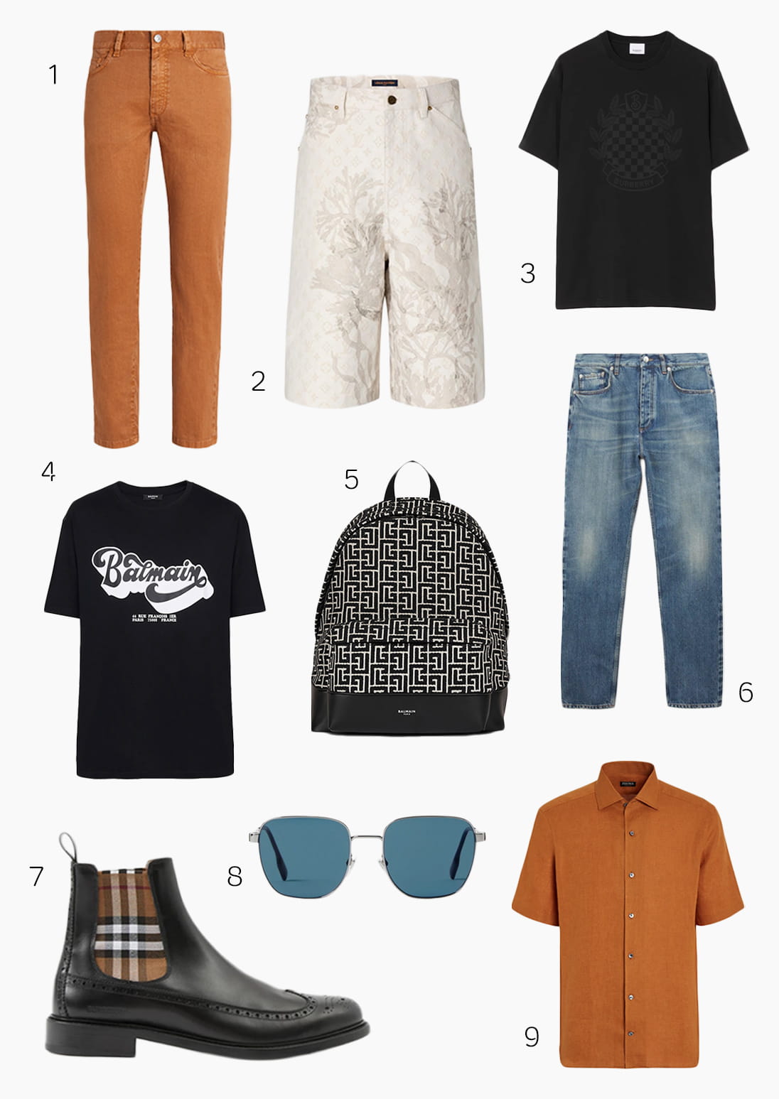 Model and actor Adam Pak's summer menswear product picks
