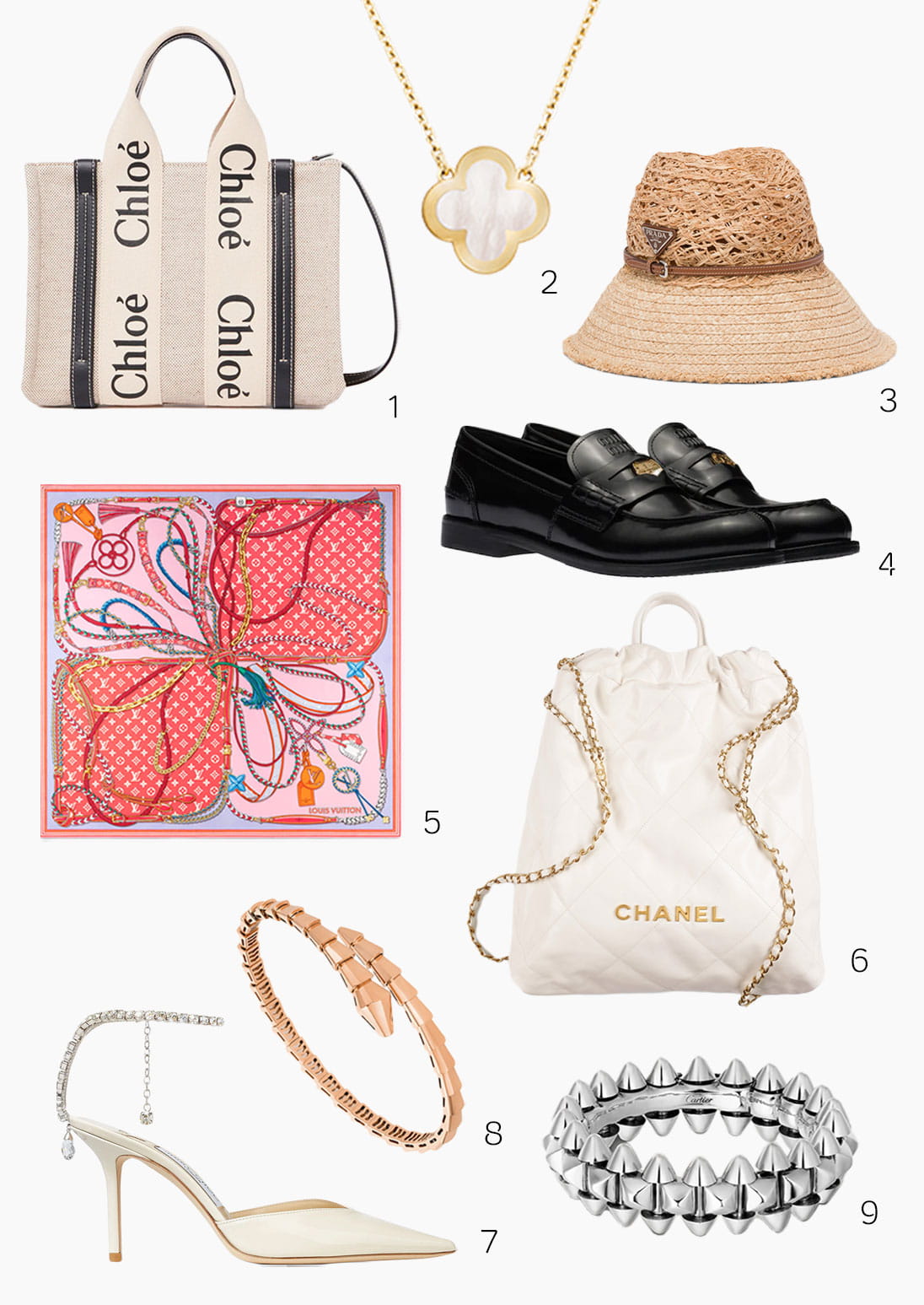 Artist Aiko Narissara Yeung's picks of fashion products at Pacific Place