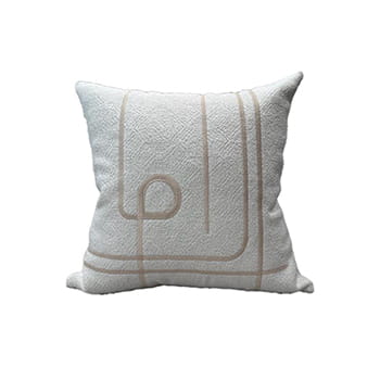 André Fu Living Art Deco Garden Cushion in Pearl