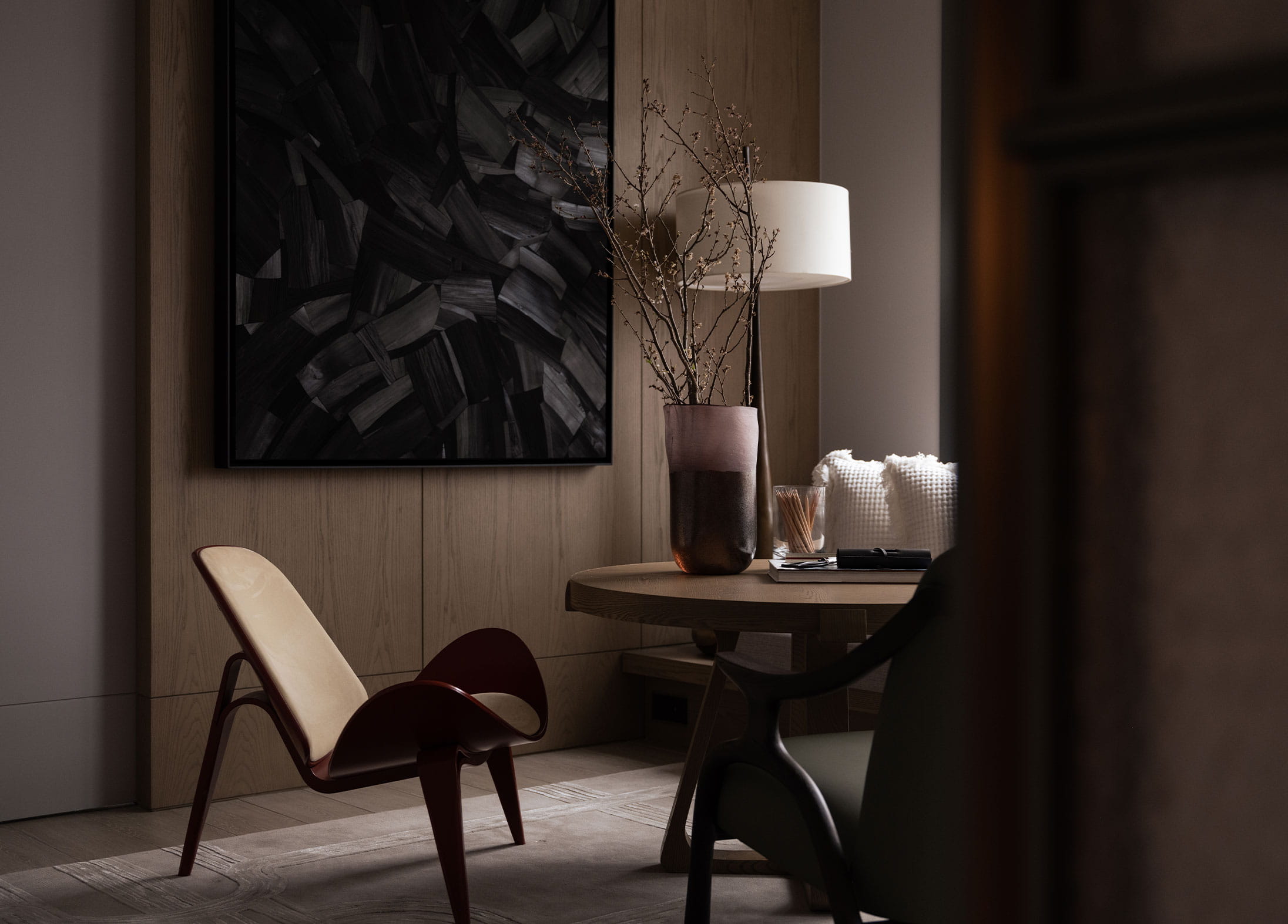 A view of André Fu's new studio space