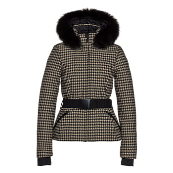 Goldbergh Claire Jacket in Black/Desert available at The Ski Project