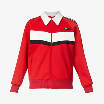 Miu Miu Striped-Panel Stretch-Jersey Tracksuit Jacket