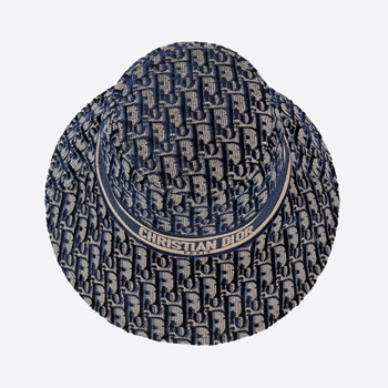 Dior Oblique Large Brim Bucket Hat 