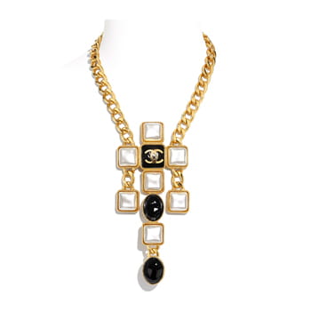 Chanel Metal & Resin Necklace