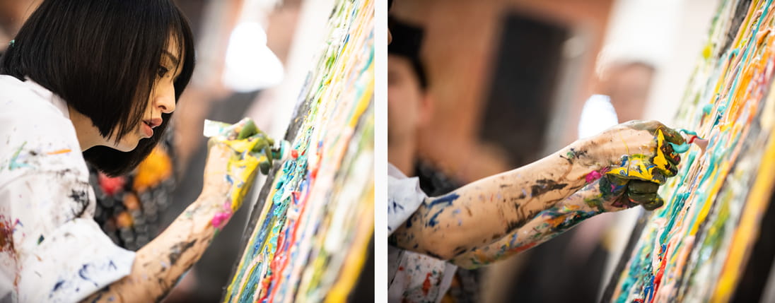 Hong Kong Arts Month - a live art performance at Pacific Place on 30 March