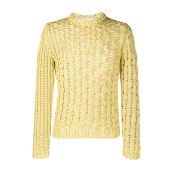 Salvatore Ferragamo Hand Knit Round Neck Sweater
