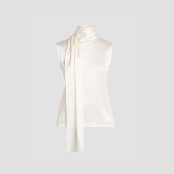 Bottega Veneta Silk Stretch Satin Top
