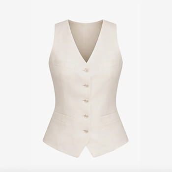 Lauren Ralph Lauren Buttoned V-Neck Waistcoat