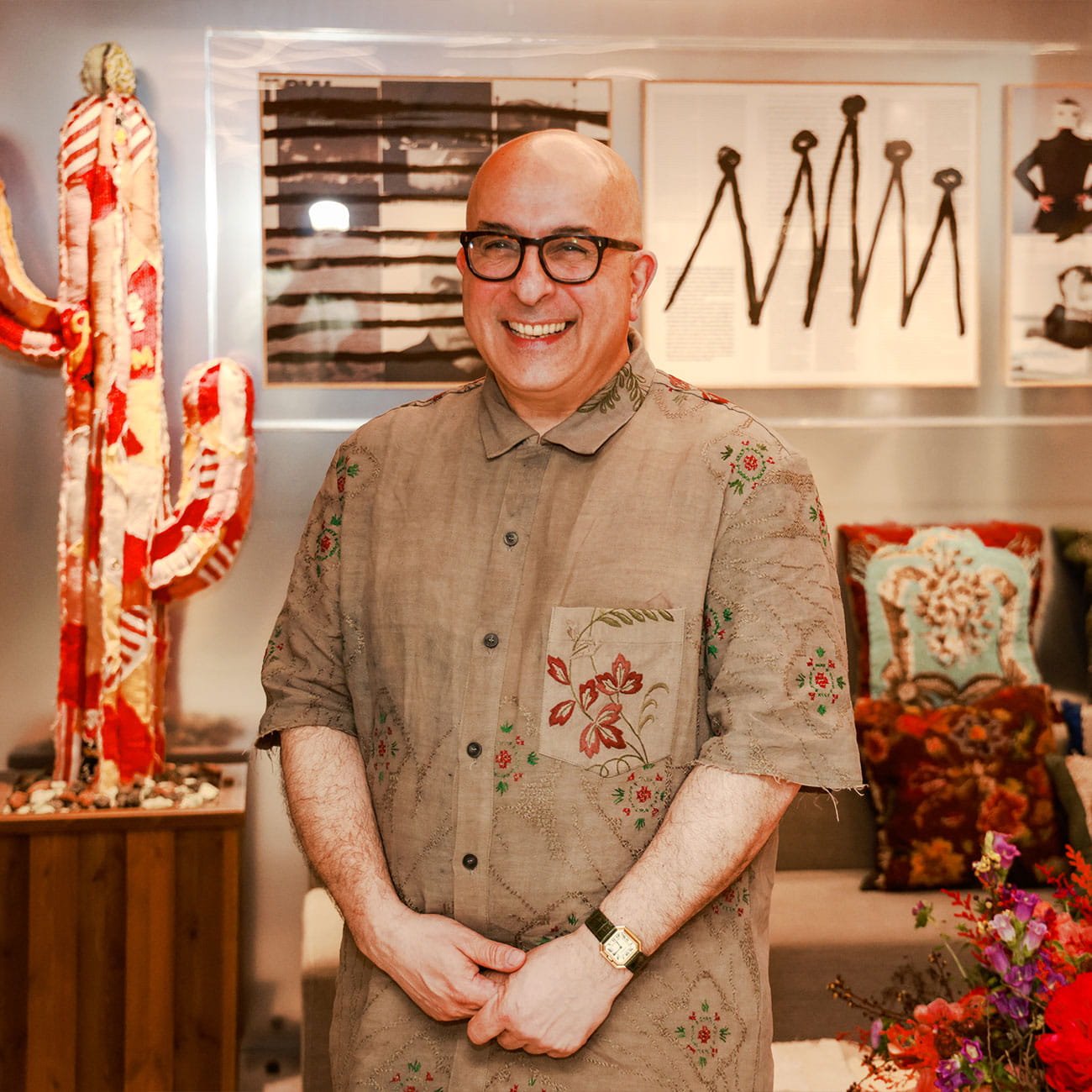 Fashion designer Walid al Damirji