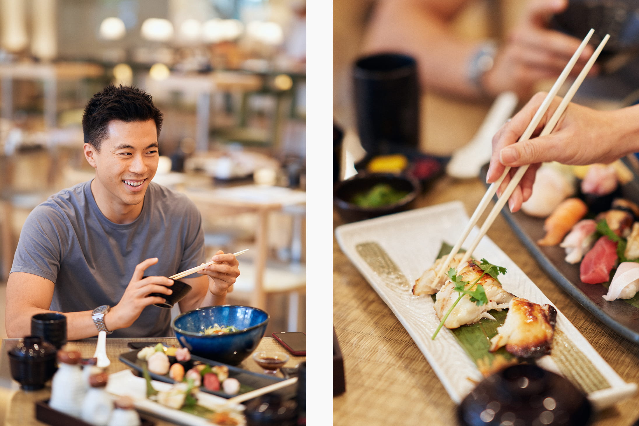 Chef Christopher Ho dines at Shiro Pacific Place