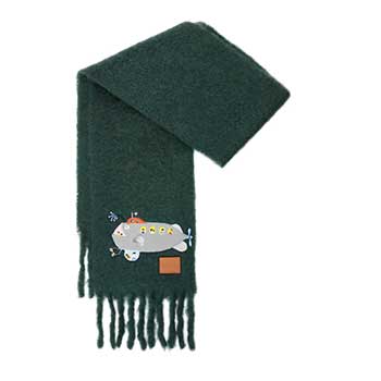LOEWE Submarine Scarf in Mohair and Wool Blend