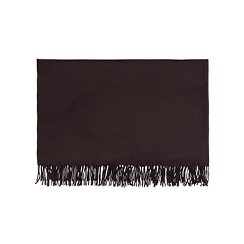 Frette Pure Cashmere Fringed Throw in Prugna available at Lane Crawford Home