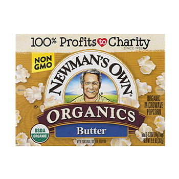 Newman’s Own Organic Popcorn Butter available at GREAT Food Hall