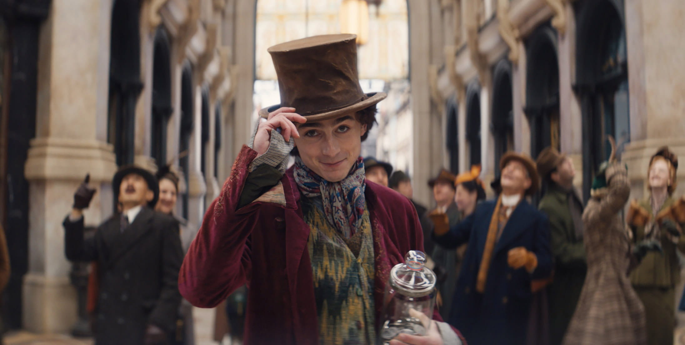 A scene from Wonka (2023)