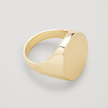 COS Brushed Signet Ring
