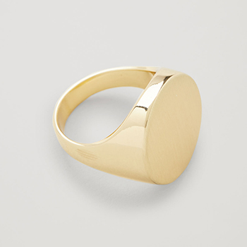 COS Brushed Signet Ring